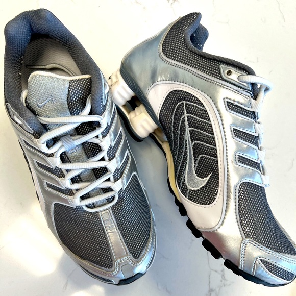 Nike Shoes - COPY - Nike Women’s Shox Navina Silver Sparkle Athletic shoes